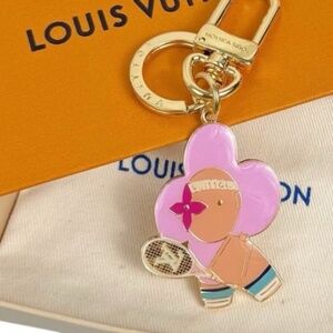 Lv charm lv keychain  lv vivi